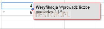 Pomocniczy komunikat informujący owymogach stawianych poprawnej wartości. Pomocniczy komunikat informujący owymogach stawianych poprawnej wartości.